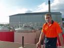 Son, Joel budding brewer with Lions Brewery New Zealand